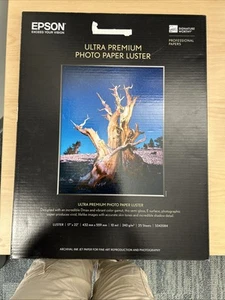 Lustre papier photo Epson Ultra Premium 17x22" 25 feuilles (14 à gauche) - Photo 1/1