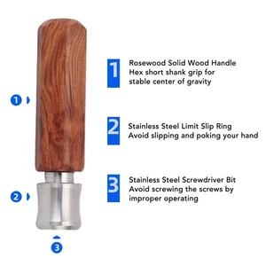 Holzhobel Schlitzschraubendreher Handhobel Schlitzschraubendreher Edelstahl - Bild 1 von 24