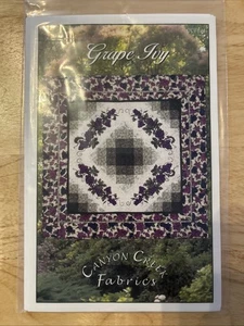 Grape Ivy #101 Canyon Creek Fabrics Wall Hanging Pattern New - Picture 1 of 2