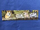 Satoshi Kitamura UK Promotional Bookmark - Great Cat Illustration