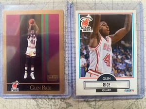 Glen Rice Two Card Lot - Picture 1 of 2