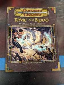 Tome And Blood GuideBook To Wizards And Sorcerers WOTC D20  - Picture 1 of 2