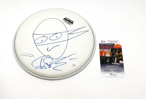 Vanilla Ice Signed Drum Head JSA Auto DA045030 Cover