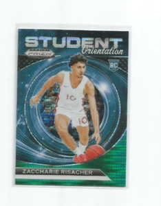 ZACCHARIE RISACHER 2024 PANINI PRIZM DP RC STUDENT ORIENTATION GREEN PULSAR #/25 - Picture 1 of 2