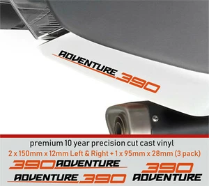 ADVENTURE 390 Calcomanía Adhesiva Premium 10 Años Vinilo FIT KTM R DUKE NO OEM - Imagen 1 de 4