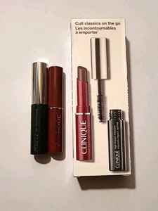 Clinque Lipstick & Mascara Cult Classics To Go New - Picture 1 of 11
