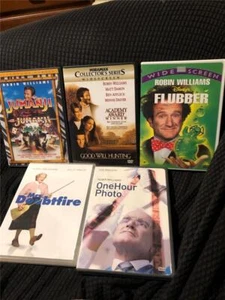 Robin Williams DVD Lot (5) - Flubber, One Hour Photo, Mrs Doubtfire, Good Will - Picture 1 of 2