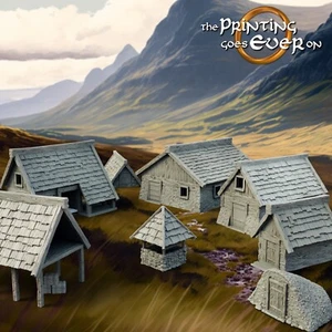 Farmstead Terrain 28mm Scatter Terrain tabletop fantasy wargaming terrain dnd - Picture 1 of 18