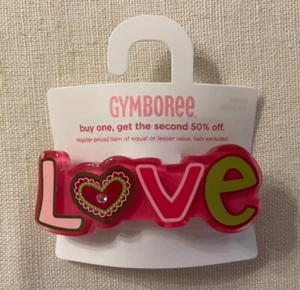 Vintage Gymboree 3" Hair Clip BARRETTE - LOVE - NWT - Picture 1 of 2