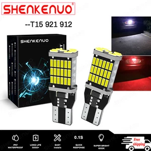 921 LED Reverse Back Up Light Bulb for Nissan Subaru Hyundai T15 6000K white/red - Picture 1 of 14