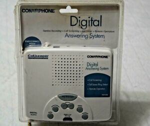 Sealed ConairPhone Digital Answering System Machine TAD1220WCS White 