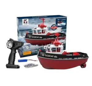RADIO CONTROL RC TUG BOAT HENG LONG 686 1/72 SCALE Sail Yacht Twin Motor Model - Picture 1 of 18