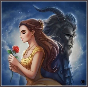 Beauty & The Beast 631 - Chart Counted Cross Stitch Pattern craft - Picture 1 of 5