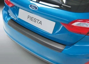 REAR BUMPER SCRATCH PROTECTOR BLACK for FORD FIESTA MK8 3/5 HATCH 7.17> RBP883 - Picture 1 of 3