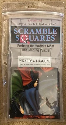 b-dazzle Inc Scramble Squares Puzzles " Wizards & Dragons " - Image 1 of 2