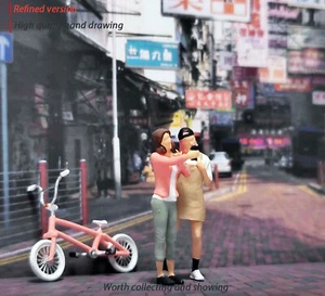 CR 1:64 Painted Figure  Model ature Resin Diorama Sand Selfie Bestie Girls - Picture 1 of 8