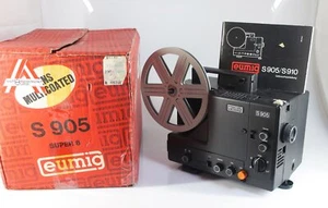 EUMIG S 905 Super 8 TONFILMPROJEKTOR IM ORIGINALKARTON TOPZUSTAND - Bild 1 von 5