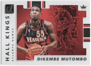 Dikembe Mutombo 2017-18 DONRUSS BASKETBALL Hall Kings #22 Hawks - Picture 1 of 2