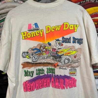 90s vintage sand drag racing t shirt XXL - Image 1 of 4