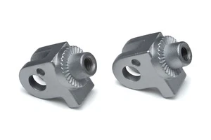 Kuryakyn 8906 Front or Rear Splined Peg Adapters for Triumph, Silver - Picture 1 of 1