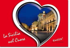 DUOMO DI ORTIGIA - SIRACUSA CARTOLINA POSTCARD COLLEZIONE SICILIA CUORE - Picture 1 of 1