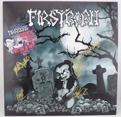 FIRSTBORN, First Born "AUTOGRAPHED" Vinyl LP Manowar, SAVATAGE Judas LP-156 - Image 1 of 4