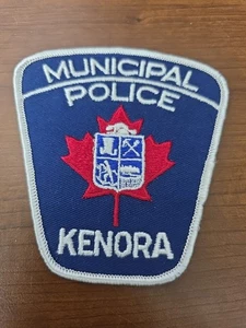 Kenora Municipal Police Canadian  Shoulder Patch Obsolete Vintage - Picture 1 of 2