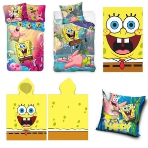 Spongebob Squarepants Range - Scegli Tra: Copripiumini Cuscini Asciugamani - Imagen 1 de 11