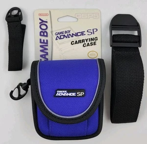De Colección Oficial Nintendo GameBoy Advance SP Estuche de Transporte AZUL Bolsa de Viaje NUEVO - Imagen 1 de 11