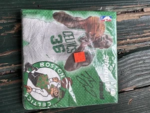 Tovaglioli da pranzo Shaquille O'neal 16 2 strati NBA 2010 RARI Boston Celtics nuovi con scatola - Foto 1 di 4