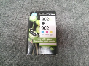 T0A39AN New Genuine HP 902XL High Yield Black 902 CMY Ink Combo Pack 08/2026 - Afbeelding 1 van 1