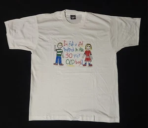 Vintage Single Stitch TShirt Mens XL - Im A Kid Trapped In This 40 Year Old Body - Picture 1 of 8