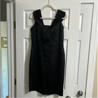 Vestido Jones New York Negro Formal Fuera del Hombro Talla 12 Foto 1 de 4