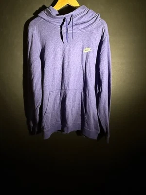 Nike Women’s Dark Purple Sweatshirt Hoodie Size 1X - Image 1 of 4