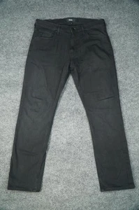 Paige Jeans Herren 34x29 Schwarz Federal Slim Straight Fit Stretch Denim Hose - Bild 1 von 13