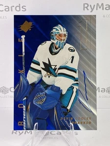 /199 Devin Cooley RC On Card Auto 2024-25 Upper Deck SPx Base #108 Blue Sharks - Imagen 1 de 3