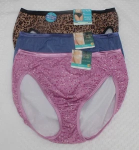 Neu mit Etikett Set/3 Vanity Fair Illumination HI CUT 13108 FUTURE BLAU LEOPARD LEUCHTEND PINK 8 - Bild 1 von 5