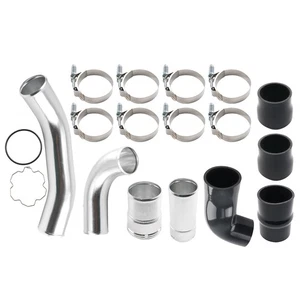 Intercooler Pipe Boot Kit  for Ford F-250 F-350 6.7L 2011-16 Silver Black - Foto 1 di 12