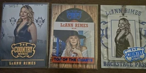 2014 Panini LeAnn Rimes 3 Karten Lot - Bild 1 von 2