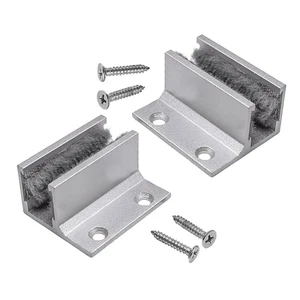 Sliding Glass Door Guide Floor Mount Rail with Screw Hardware Universal - Picture 1 of 5