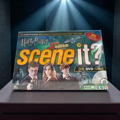 New Sealed Box Harry Potter Scene It 2nd Edition DVD Game Mattel 2007 Sealed NEW - Image 1 of 4