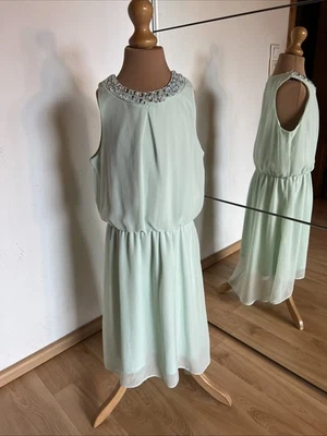 Kleid Mädchen 164 Grün C&A - Bild 1 von 4