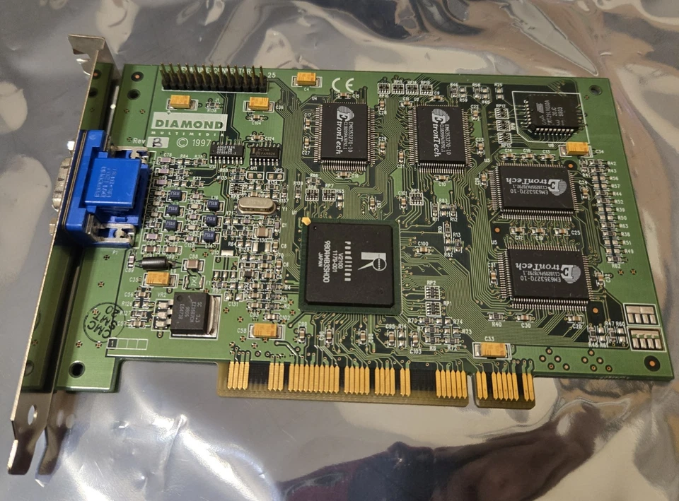 Diamond Multimedia Stealth II S220 4mb PCI video card 23030239-404  TESTED! - Image 1 of 4