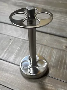 Stainless Steel Toothbrush Holder Toothpaste Stand Bathroom Organizer Freestand - Picture 1 of 3