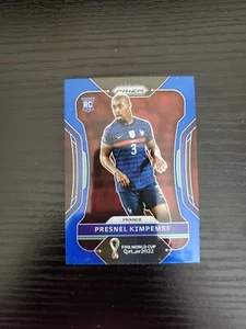 Presnel Kimpembe - 2022 Panini Prizm FIFA World Cup #104 - BLUE PRIZM RC /299 - Picture 1 of 2