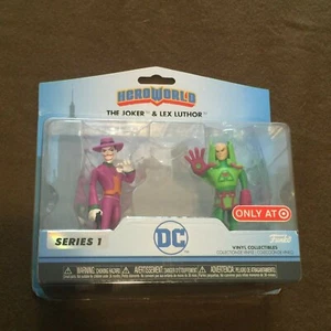 The Joker & Lex Luthor Hero World Series 1 Target Ex Funko Figures DC Comics NEW - Picture 1 of 3