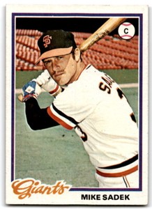 1978 Topps #8 Mike Sadek