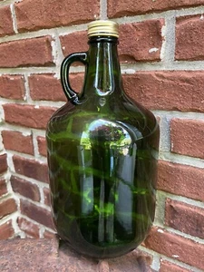 Botella de vino viñedo boda florero verde rústico decoración del hogar tamaño galón - Imagen 1 de 8