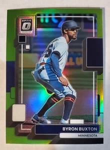 2022 Donruss Optic Byron Buxton #121 Lime Green Prizm - Picture 1 of 2