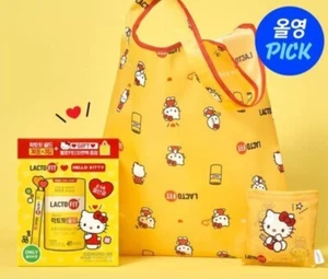 Lactofit Gold x Hello Kitty Lactobacillus Probiotics 2g x 90 pcs Limited Eco Bag - Picture 1 of 3